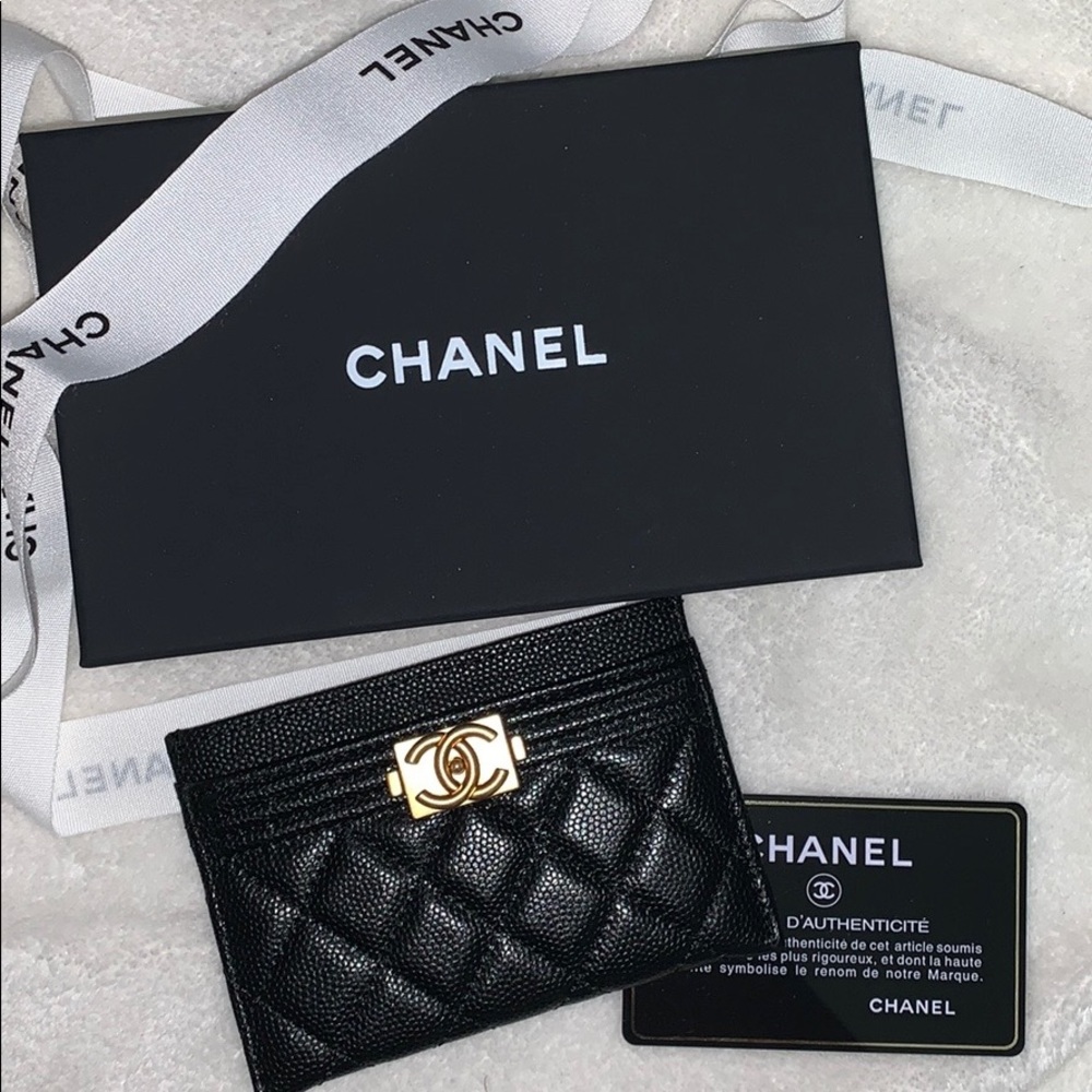 Chanel Boy Card Holder